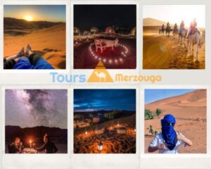 paseo en camello 2 noches Merzouga Erg Chebbi.